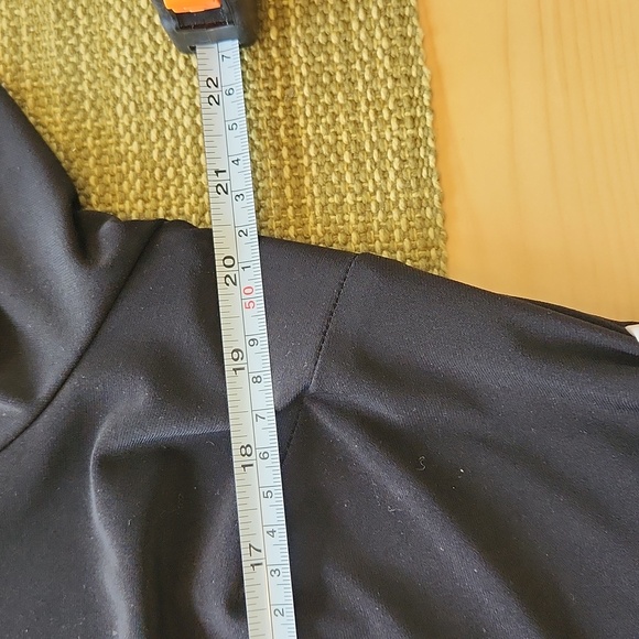 Lauren Ralph Lauren Dress Women's Sheath Black Cream V Neck 3/4 Sleeve Sz 16 - Picture 12 of 14